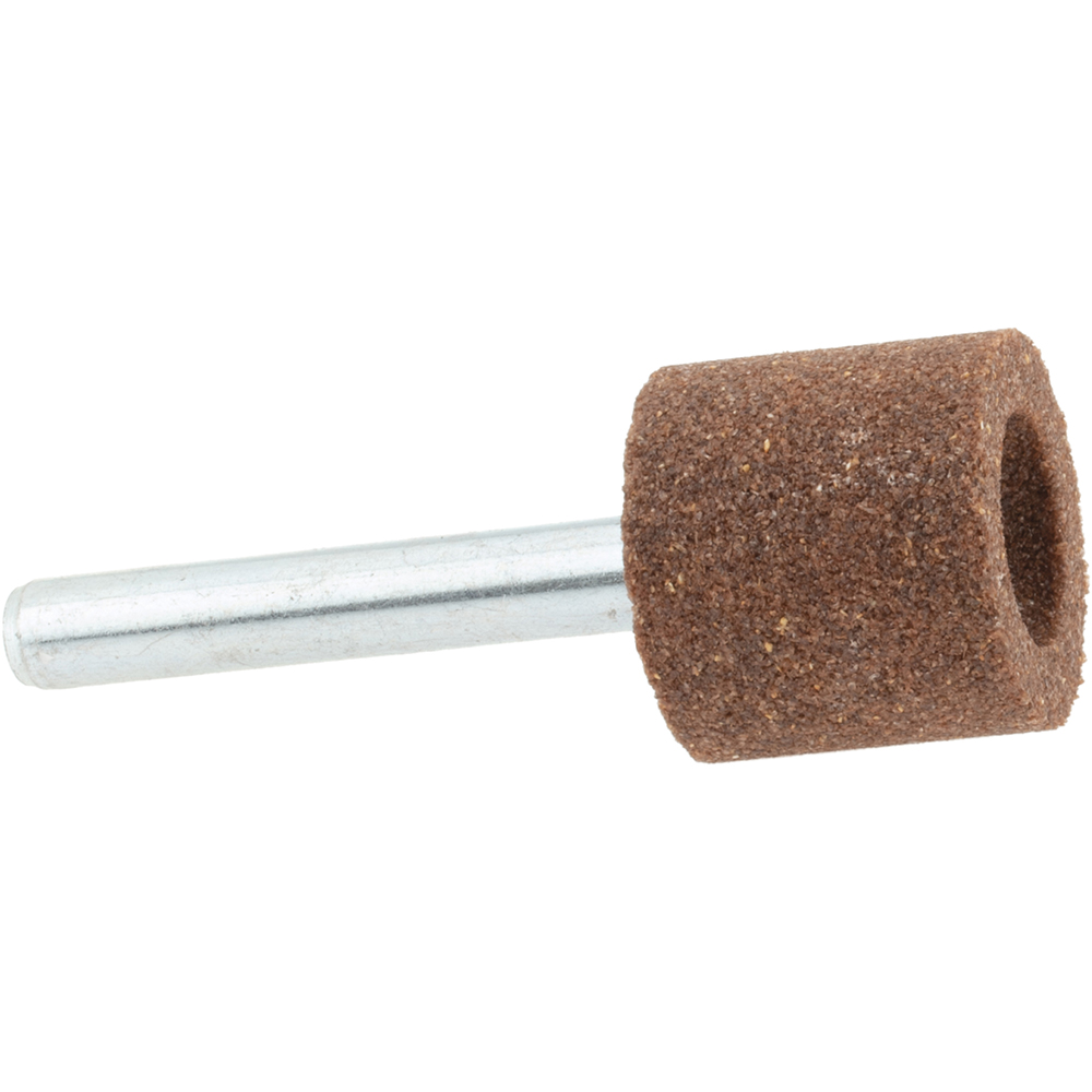 Mounted Point: 3/4" Thick, 1/4" Shank Dia, A39, 60 Grit, Medium