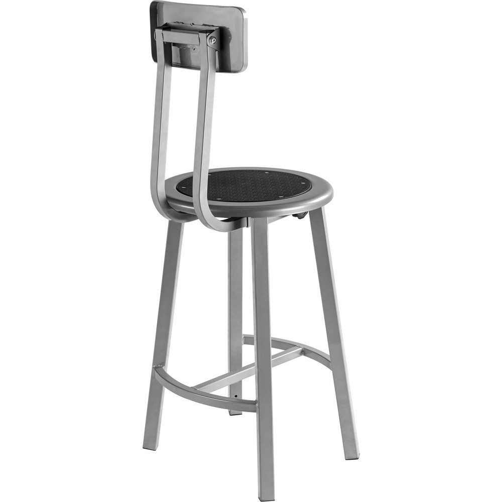 National Public Seating - Stationary Stools: Seat Depth: 14 in; Seat ...