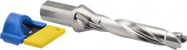 Iscar 3202591 Replaceable Tip Drill: 0.984 to 1.02 Drill Dia, 4.92" Max Depth, 1.25 Weldon Flat Shank 