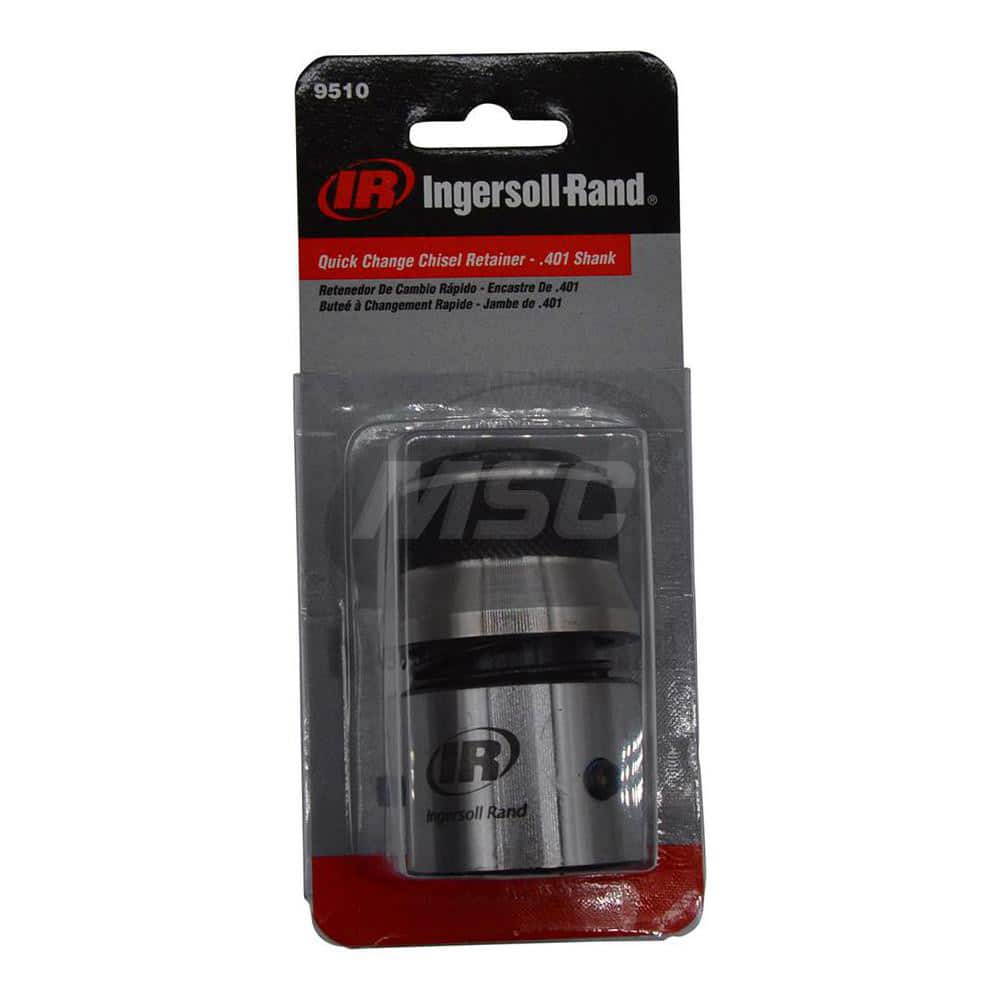 Ingersoll Rand 9510 Hammer, Chipper & Scaler Accessories; Accessory Type: Quick Change Retainer ; For Use With: Ingersoll Rand 114, 115, 116, 117, 118MAX, 122MAX Air Hammer ; Material: Aluminum ; Contents: Quick Change Retainer 