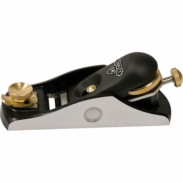 Wood Planes & Shavers; Type: Block Plane ; Overall Length (Inch): 6-1/2 ; Blade Width (Inch): 1/8 ; Blade Material: Steel ; Body Material: Cast Iron ; Bed Angle: 250