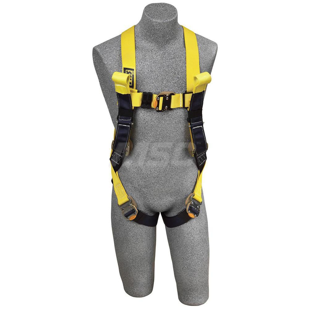 Fall Protection Harnesses: 310 Lb, Arc Flash Style, Size Large, For Retrieval & Rescue, Nylon, Back