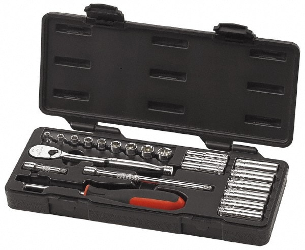 GEARWRENCH 80327 Deep Standard Socket Set: 22 Pc 