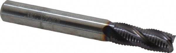 Guhring 9031880079400 Square End Mill: 5/16 Dia, 3/4 LOC, 5/16 Shank Dia, 2-1/2 OAL, 4 Flutes, Solid Carbide Image