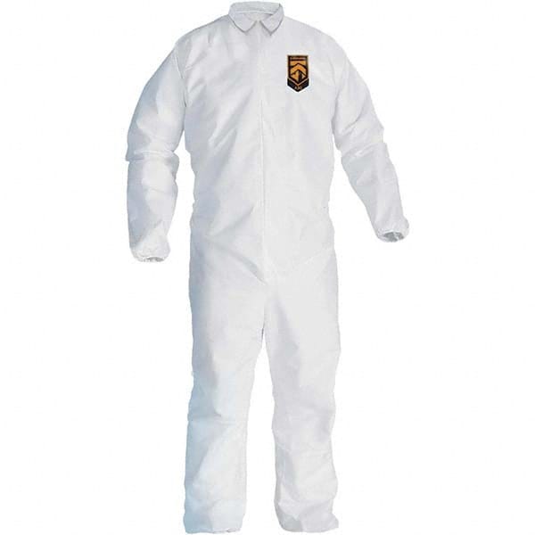 KleenGuard 46105 Disposable Coveralls: Size 2X-Large, SMS, Zipper Closure 