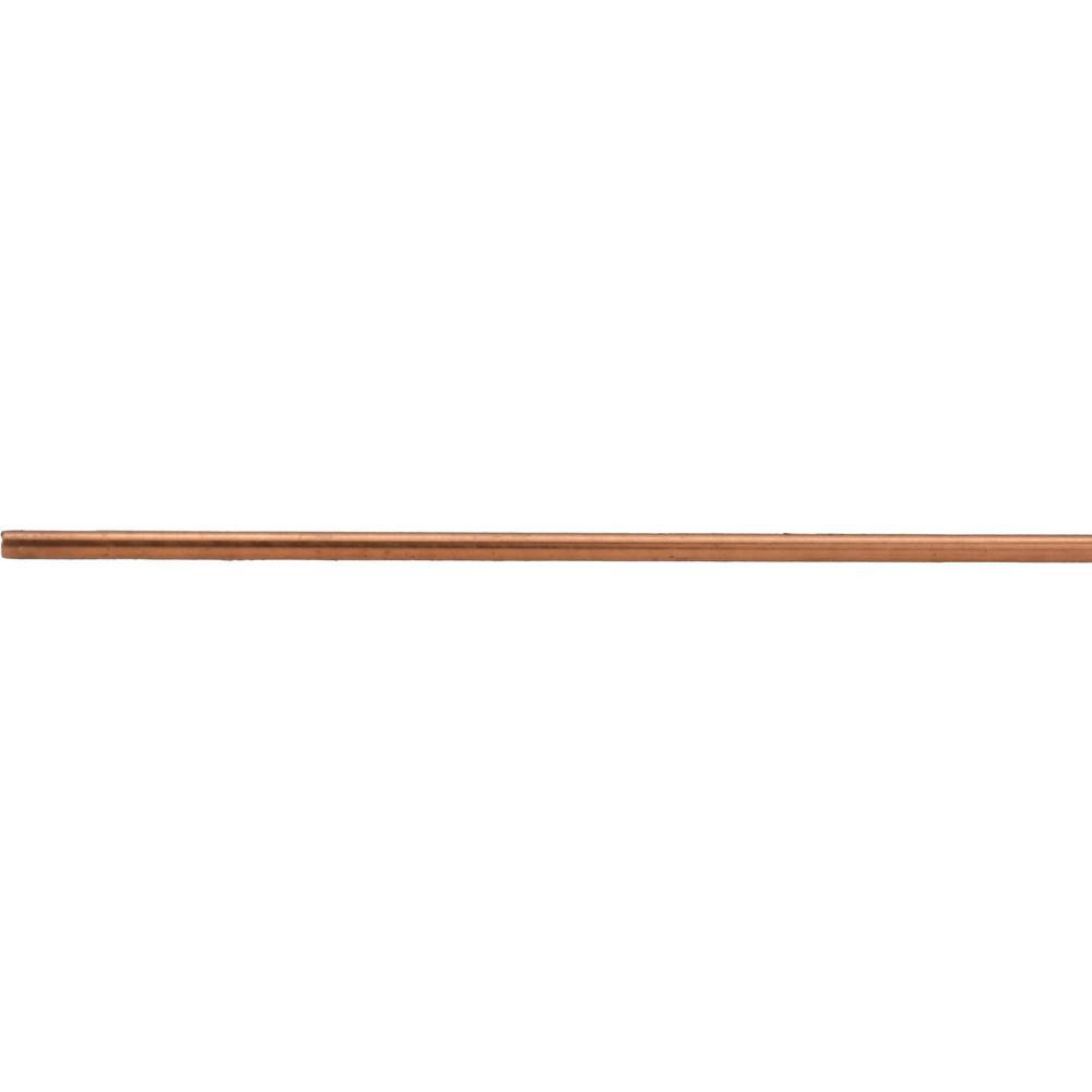Copper Round Rods: Material: Copper; Alloy Grade: 110; Overall Diameter: 0.188; Overall Length: 72.00