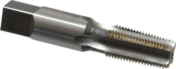 Reiff & Nestor 47003 Standard Pipe Tap: 1/8-27, PTF SAE, Regular, 4 Flutes, High Speed Steel, Bright/Uncoated 