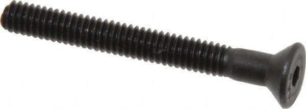 Value Collection 721094PR Flat Socket Cap Screw: #8-32 x 1-1/2" Long, Alloy Steel, Black Oxide Finish Image