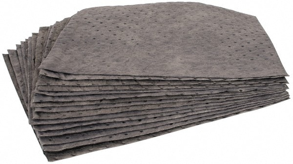 PRO-SAFE UQEP100SMS Sorbent Pad: Universal Use, 15" Wide, 17" Long, 30 gal, Gray Image