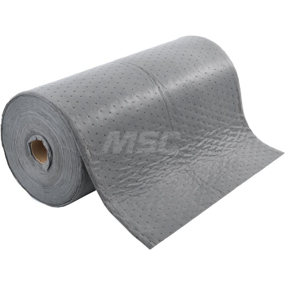 PRO-SAFE UQ150SMS Sorbent Roll: Universal Use, 150 Long, 30" Wide, 61 gal Capacity, Gray Image