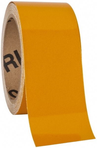 Floor & Aisle Marking Tape: 2" Wide, 30' Long, 0.05 mil Thick, Vinyl