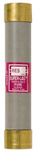 Cooper Bussmann RES-6 Cartridge Time Delay Fuse: H, 6 A, 127 mm OAL, 20.6 mm Dia Image