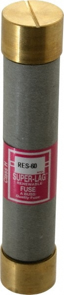 Cooper Bussmann RES-60 Cartridge Time Delay Fuse: H, 60 A, 27 mm Dia Image