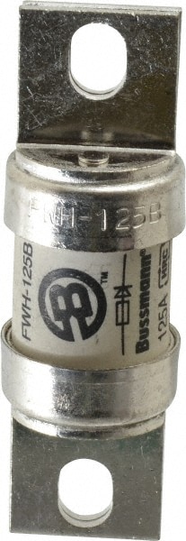 Cooper Bussmann FWH-125B Cartridge Fast-Acting Fuse: 125 A, 3-5/8" OAL Image