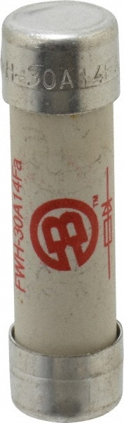 Cooper Bussmann FWH-30A14F Cartridge Fast-Acting Fuse: 30 A, 50.8 mm OAL, 14.3 mm Dia Image