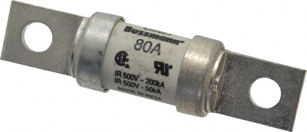 Cooper Bussmann FWH-80B Cartridge Fast-Acting Fuse: 80 A, 3-5/8" OAL Image