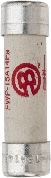 Cooper Bussmann FWP-15A14F Cartridge Fast-Acting Fuse: 15 A, 50.8 mm OAL, 14.3 mm Dia Image