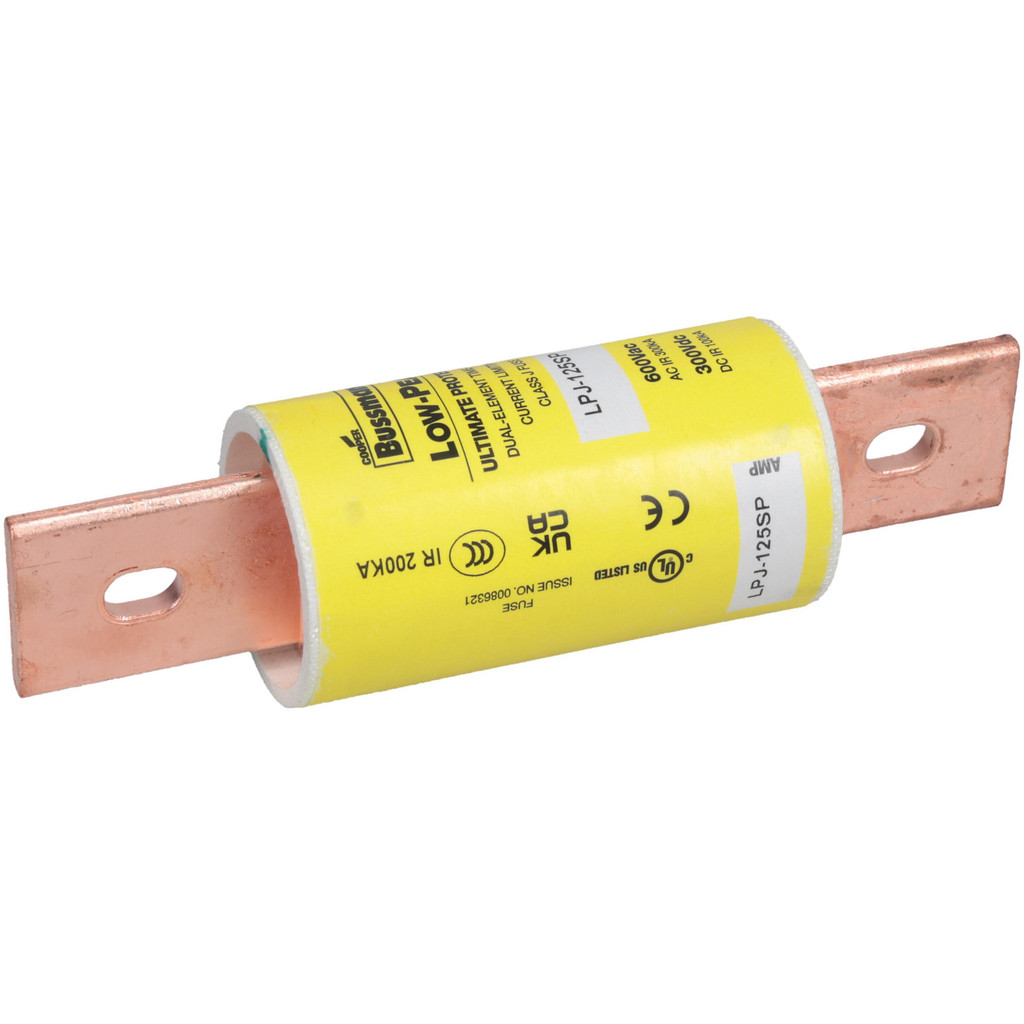 Cooper Bussmann General Purpose Fuse: Time Delay, J, 125 A - 5-3/4" OAL | Part #LPJ-125SP