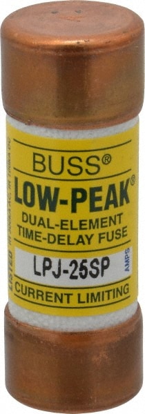 Cooper Bussmann LPJ-25SP Cartridge Time Delay Fuse: J, 25 A, 20.6 mm Dia Image