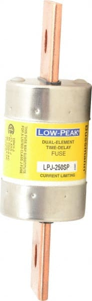 Cooper Bussmann LPJ-250SP Cartridge Time Delay Fuse: J, 250 A, 7-1/8" OAL, 2" Dia 