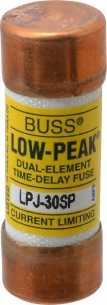 Cooper Bussmann LPJ-30SP Cartridge Time Delay Fuse: J, 30 A, 20.6 mm Dia Image