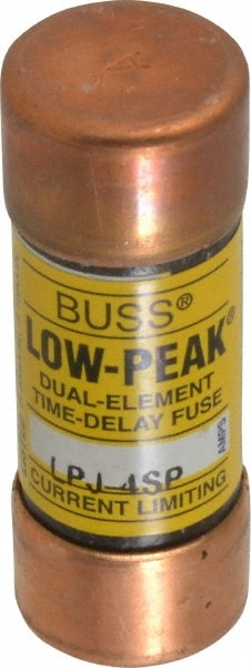 Cooper Bussmann LPJ-4SP Cartridge Time Delay Fuse: J, 4 A, 20.6 mm Dia Image