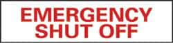 Accident Prevention Sign: Rectangle, 
