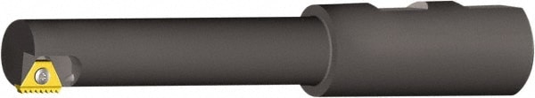 Indexable Thread Mill: 1.181" Cut Dia, 3.62" Max Hole Depth, Internal & External, Solid Carbide