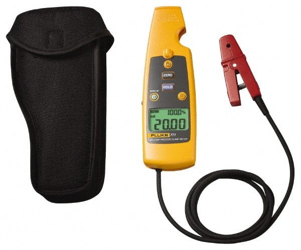mA Process Clamp Meter: CAT II, 0.1772" Jaw, Detachable Jaw