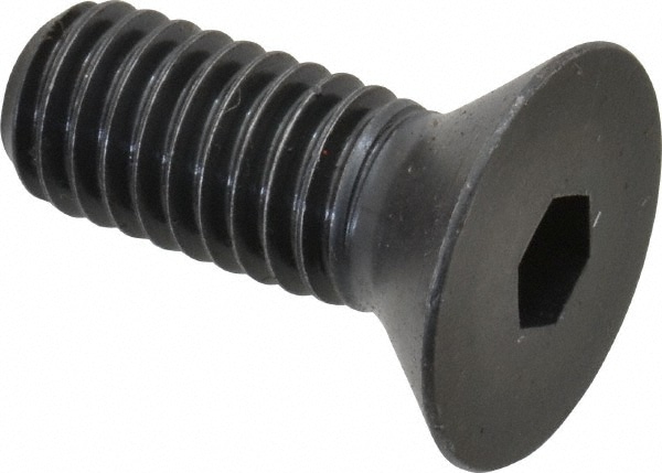 Holo-Krome - Flat Socket Cap Screw: 3/8-16 x 1″ Long, Alloy Steel