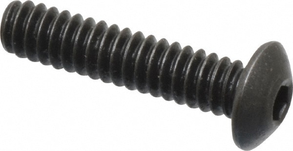 Holo-Krome 64014 #6-32 5/8" Length Under Head Hex Socket Drive Button Socket Cap Screw Image