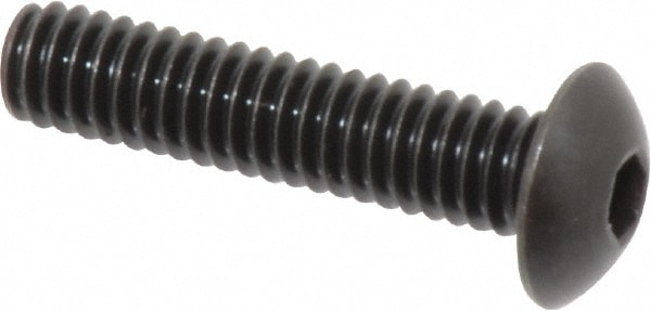 Holo-Krome 64024 #8-32 3/4" Length Under Head Hex Socket Drive Button Socket Cap Screw Image