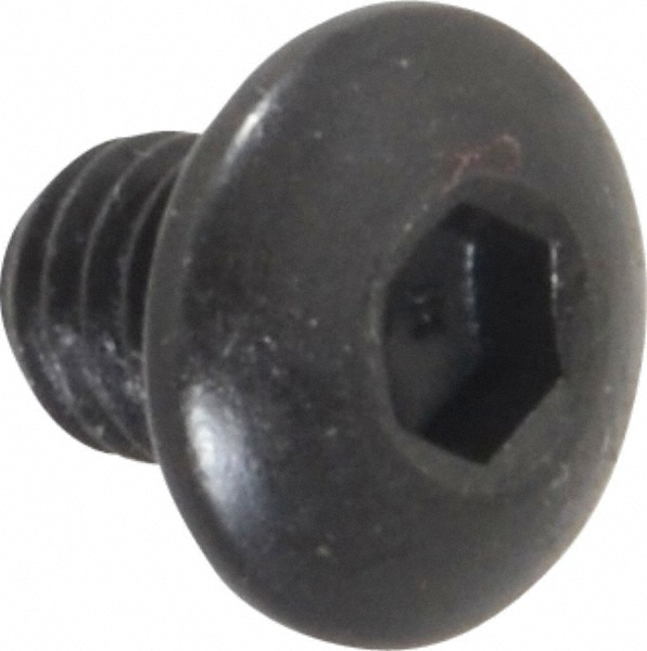 Holo-Krome 65002 #10-32 1/4" Length Under Head Hex Socket Drive Button Socket Cap Screw Image