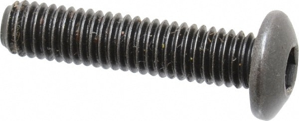 Holo-Krome 65012 #10-32 7/8" Length Under Head Hex Socket Drive Button Socket Cap Screw Image