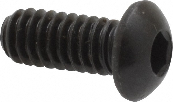 Holo-Krome 64044 1/4-20 5/8" Length Under Head Hex Socket Drive Button Socket Cap Screw Image