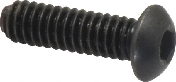 Holo-Krome - Button Socket Cap Screw: 1/4-20 x 7/8, Alloy Steel, Black ...