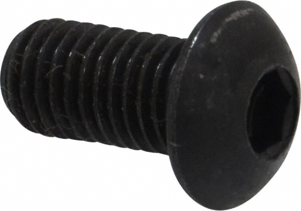 Holo-Krome 65018 1/4-28 1/2" Length Under Head Hex Socket Drive Button Socket Cap Screw Image