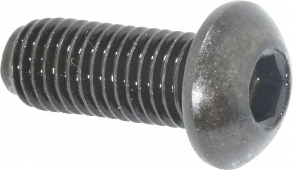 Holo-Krome 65020 1/4-28 5/8" Length Under Head Hex Socket Drive Button Socket Cap Screw Image