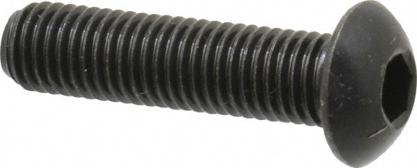 Holo-Krome 65024 1/4-28 1" Length Under Head Hex Socket Drive Button Socket Cap Screw Image