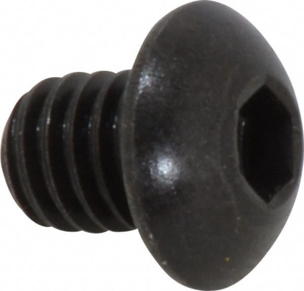 Holo-Krome 64052 5/16-18 3/8" Length Under Head Hex Socket Drive Button Socket Cap Screw Image