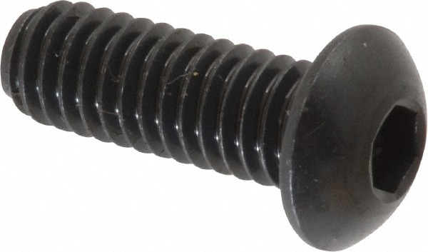 Holo-Krome 64060 5/16-18 7/8" Length Under Head Hex Socket Drive Button Socket Cap Screw Image