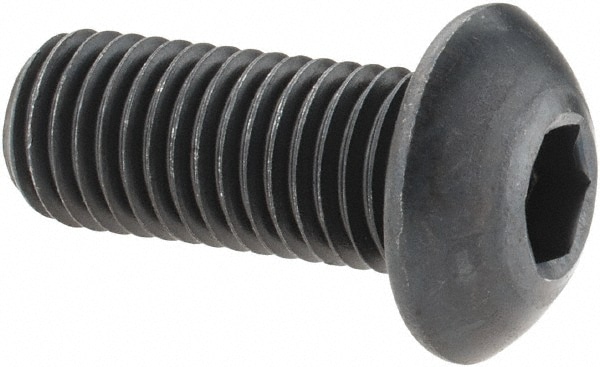 Holo-Krome 65032 5/16-24 3/4" Length Under Head Hex Socket Drive Button Socket Cap Screw Image