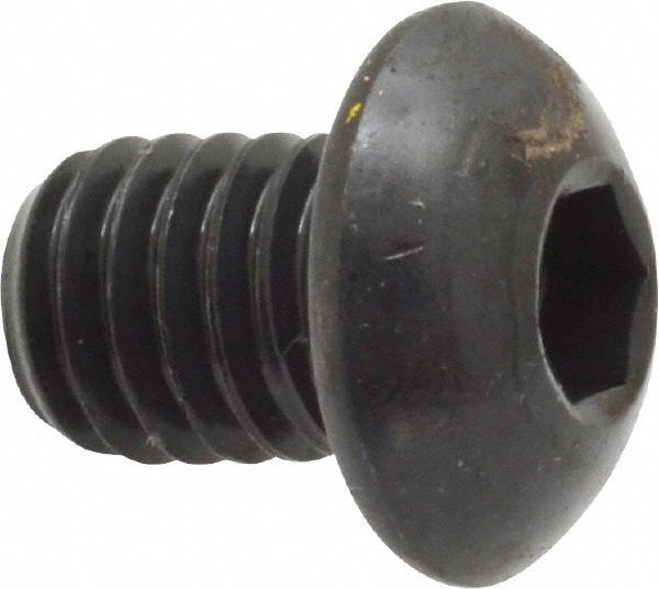 Holo-Krome 64064 3/8-16 1/2" Length Under Head Hex Socket Drive Button Socket Cap Screw Image