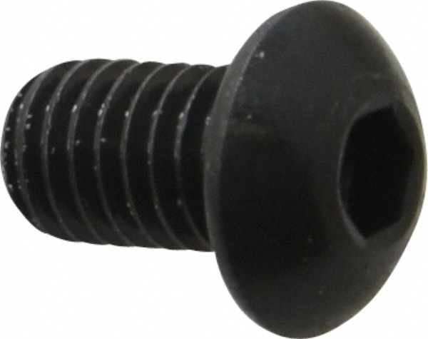 Holo-Krome 64066 3/8-16 5/8" Length Under Head Hex Socket Drive Button Socket Cap Screw Image