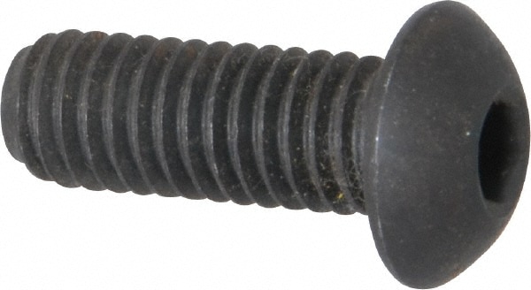 Holo-Krome 64072 3/8-16 1" Length Under Head Hex Socket Drive Button Socket Cap Screw Image