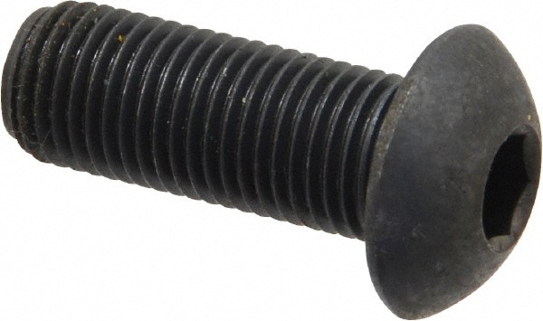 Holo-Krome 65038 3/8-24 1" Length Under Head Hex Socket Drive Button Socket Cap Screw Image