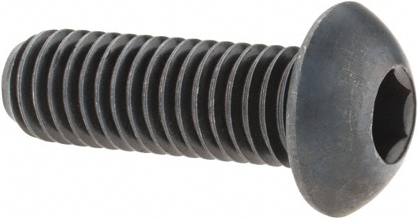 Holo-Krome 64080 1/2-13 1-1/2" Length Under Head Hex Socket Drive Button Socket Cap Screw Image