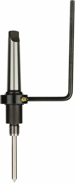 Hole Saw Arbor: 1 to 2" Saw Dia, 3-Flat Shank, Pin Pilot - Compatible with Hole Cutters, Round Shank