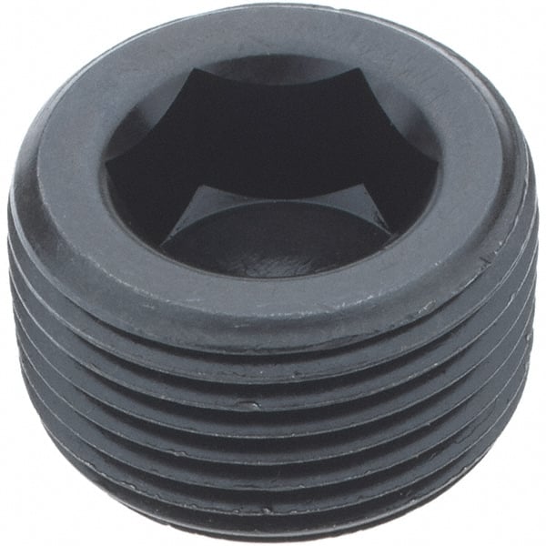 3/4-14, 5/8" OAL, Alloy Steel Socket Pressure Plug