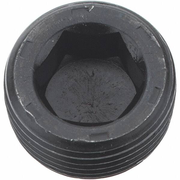 3/4-14, 17/32" OAL, Alloy Steel Socket Pressure Plug